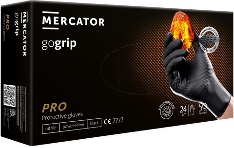 Mănuşi premium GOGRIP BLACK 50 bucati/cutie - VIVIENE