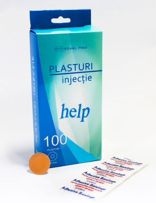 Plasturi rotunzi pentru injectie 22MM - VIVIENE