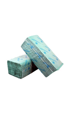 Prosoape hartie pliate V, Standard, verde, 1 strat, 20 seturi/ pachet, 200 foi - VIVIENE