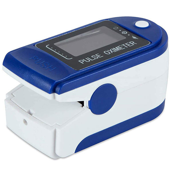 Pulsoximetru digital - Indica nivelul de saturatie a oxigenului din sange, Rata pulsului, Albastru - VIVIENE